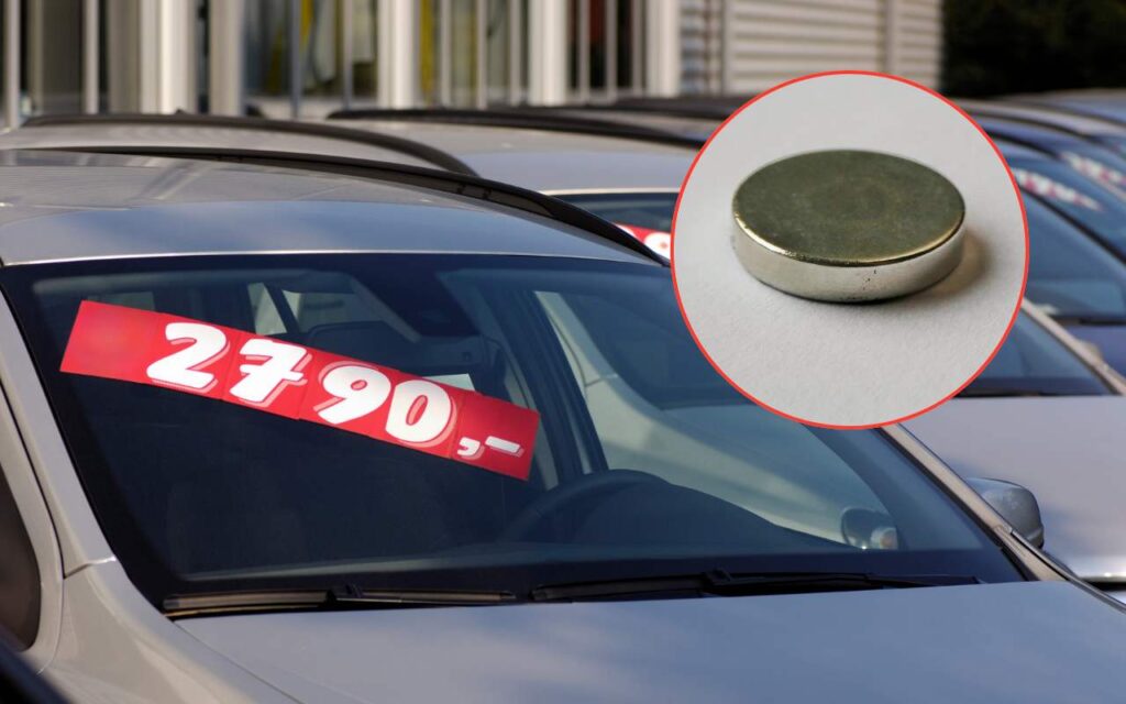 Auto usata in vendita e calamita