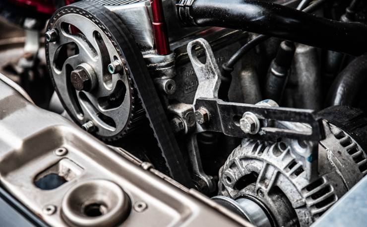 Motore di un'auto