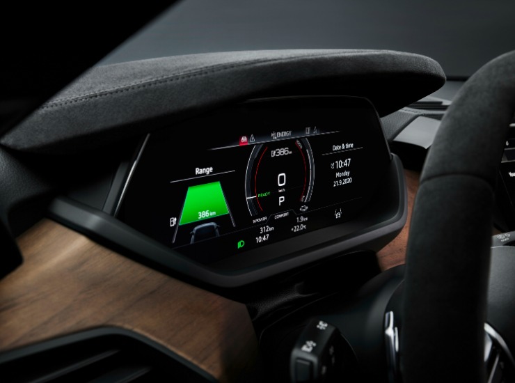 Gli interni della Audi e-tron GT - fonte Audi - mobilitasostenibile.it