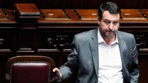 Il ministro dei trasporti Matteo Salvini - fonte Ansa Foto - mobilitasostenibile.it