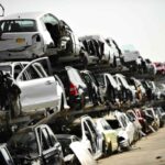Auto incidentate nello sfascia carrozze