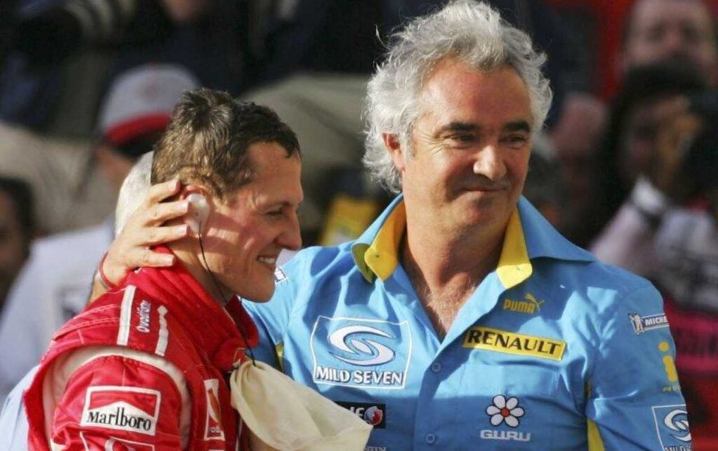 Michael Schumacher e Flavio Briatore