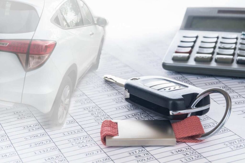 Documenti, auto e calcolatrice
