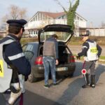 Posto di blocco e controllo porta bagagli