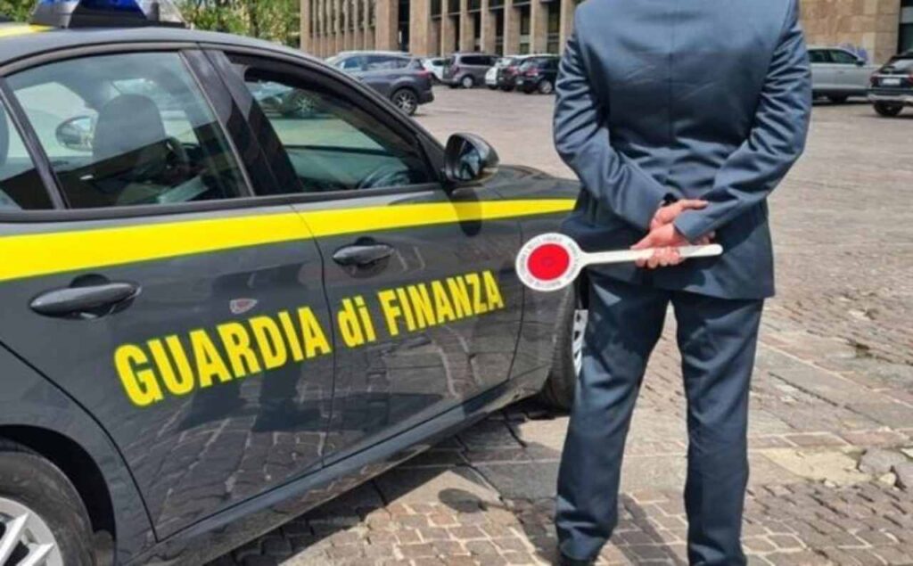 Posto di blocco Guardia di Finanza