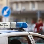Posto di blocco polizia municipale