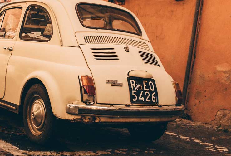 Targa auto