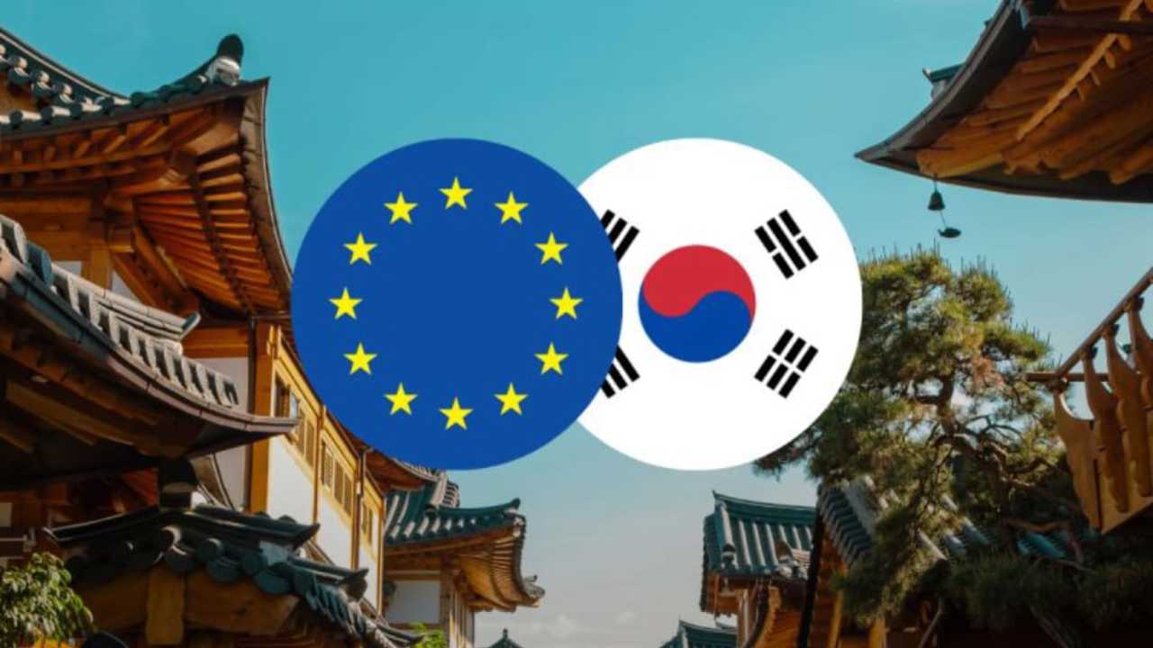 Logo EU e Corea del Sud