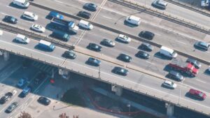 Macchine in autostrada