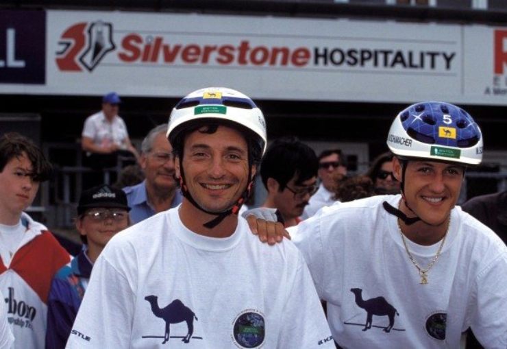 Riccardo Patrese e Michael Schumacher