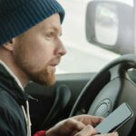 Smartphone in auto