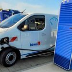 Auto elettrica in carica