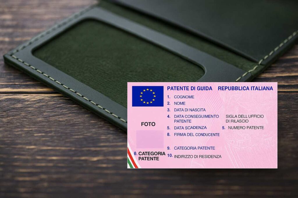 Custodia patente di guida