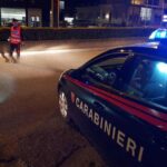 Posto di blocco notturno carabinieri