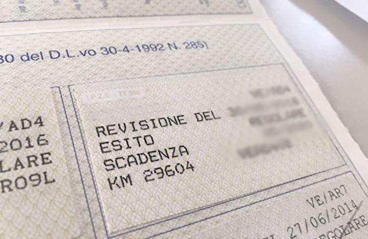 Revisione scaduta nel libretto di circolazione