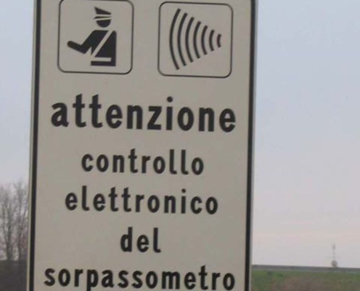 Cartello Sorpassometro