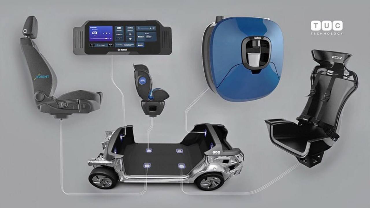 Auto modulare TUC componenti