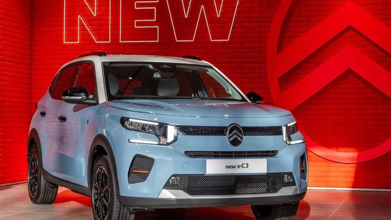 Citroen C3 elettrica in esposizione