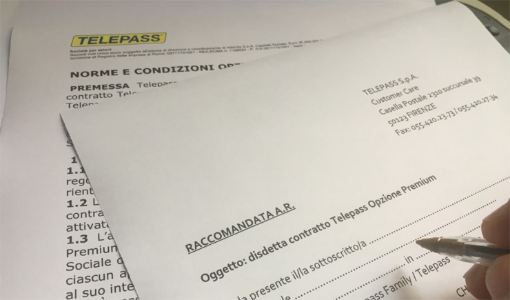 Contratto Telepass
