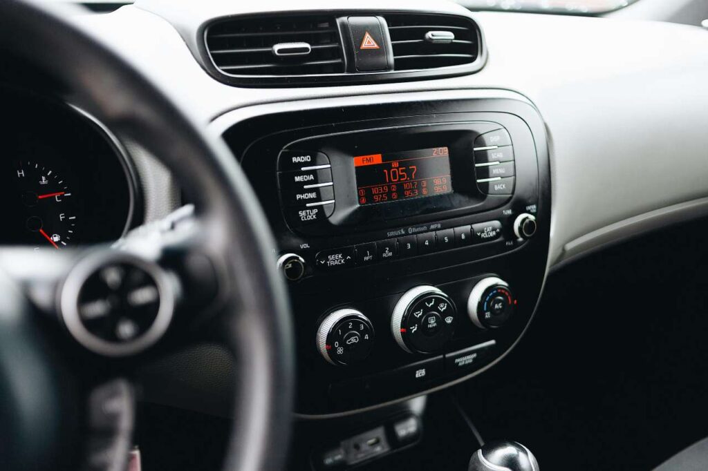 Stereo di un'auto