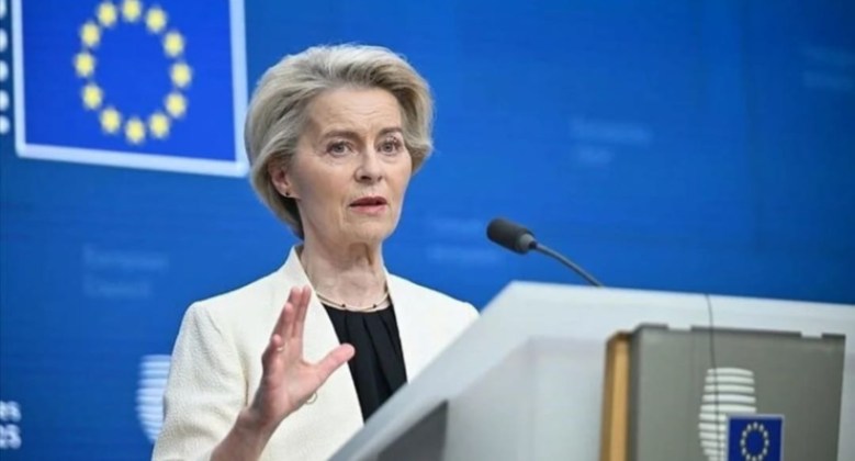 Ursula von der Leyen in conferenza