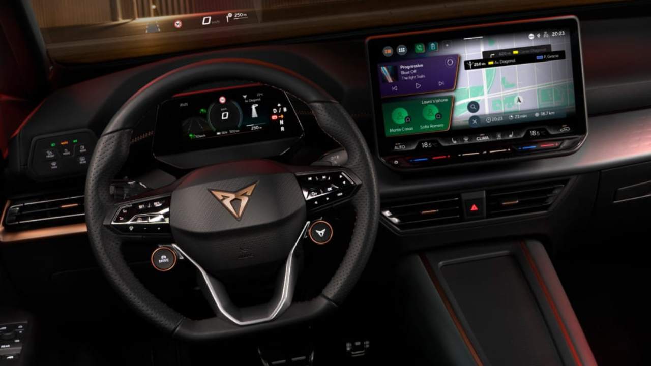 Volante Cupra dettaglio