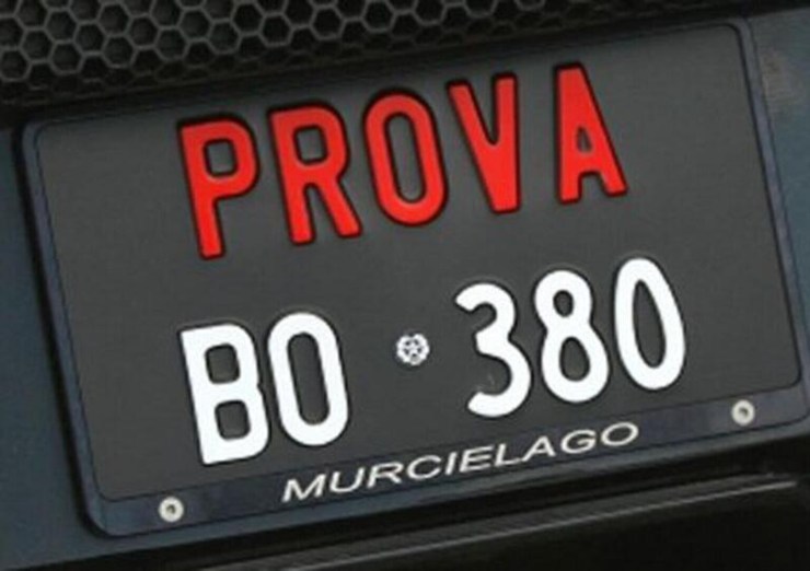 Targa di prova
