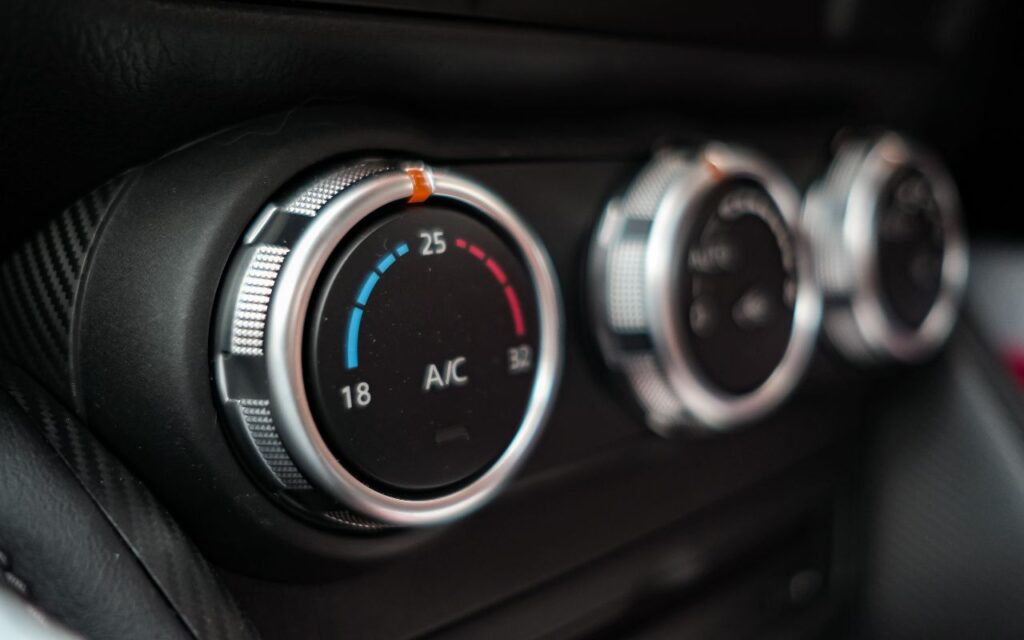 Manopola auto condizionatore aria fredda e aria calda