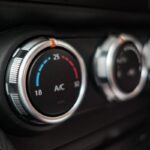 Manopola auto condizionatore aria fredda e aria calda