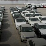 Auto nuove in banchina
