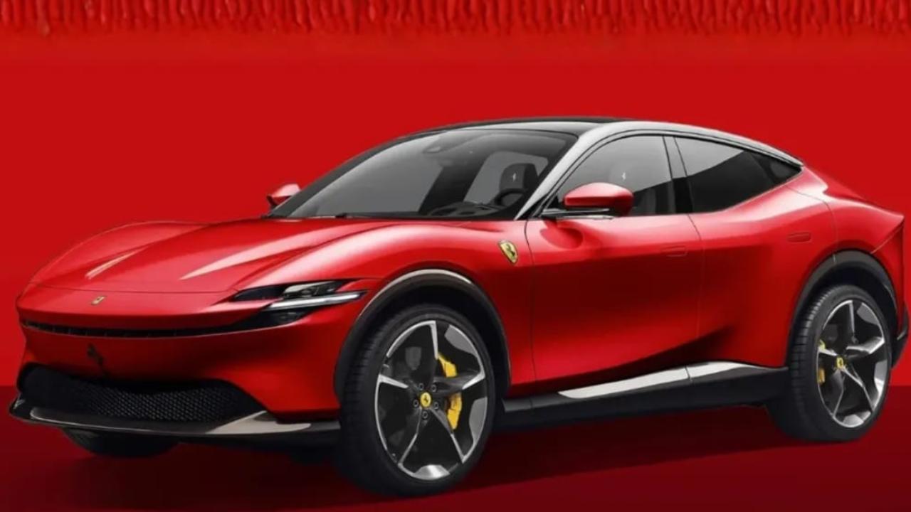 Ferrari Elettrica render