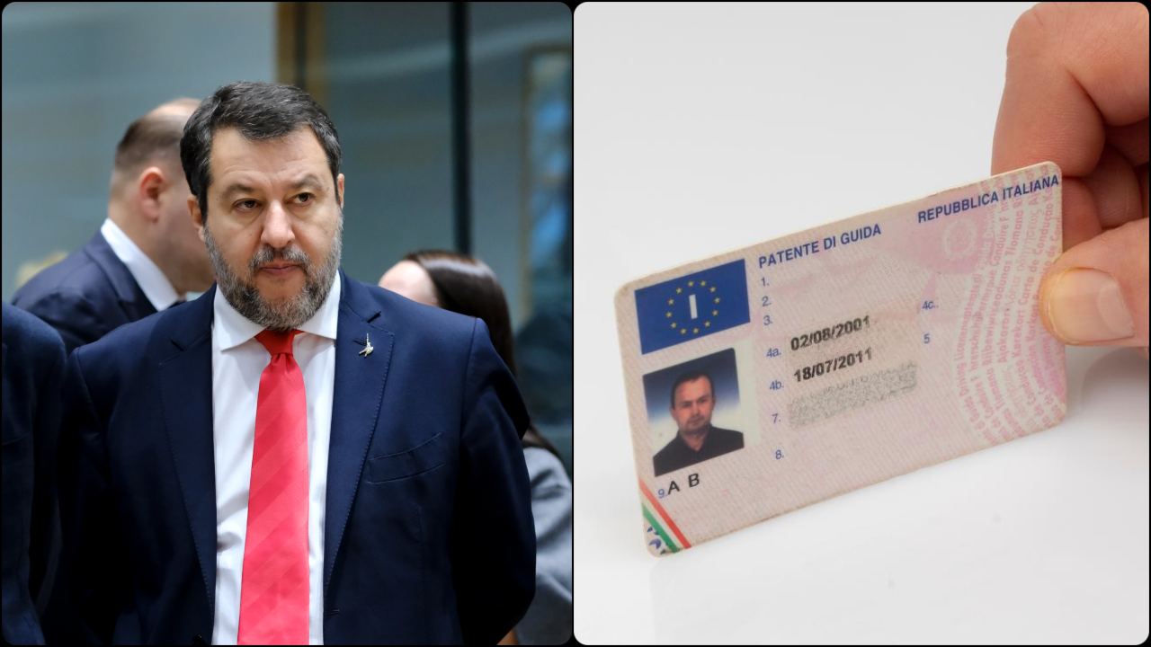 Matteo Salvini e patente di guida