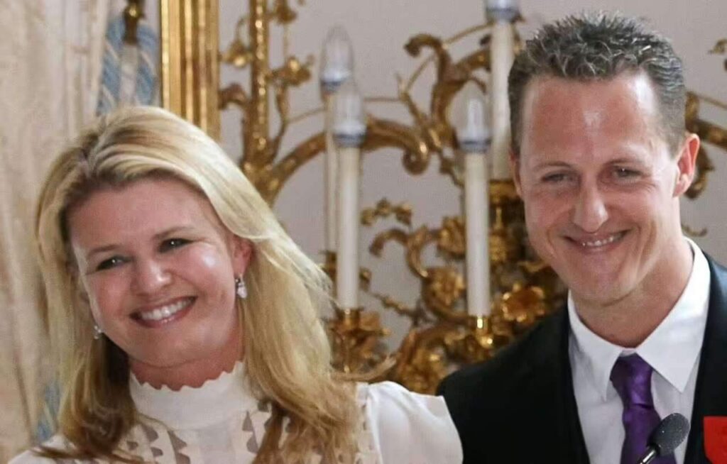 Michael Schumacher con Corinna