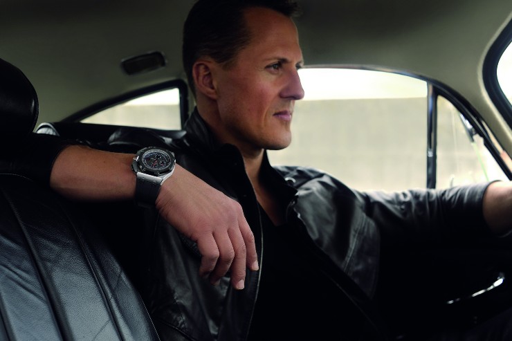 Michael Schumacher in auto