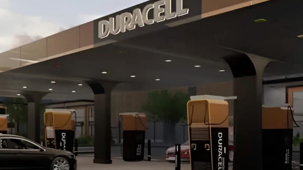 Stazione ricarica elettrica Duracell