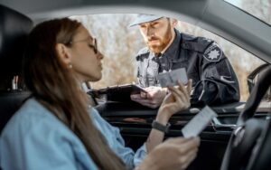 Posto di blocco, controllo libretto di circolazione