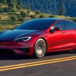 Tesla Model S in strada