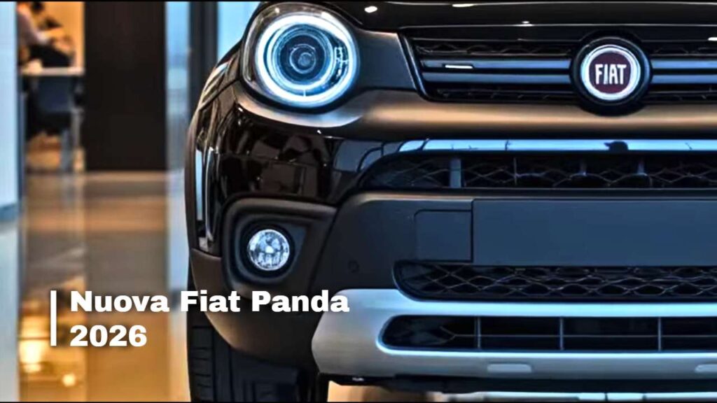 Illustrazione prototipo Fiat Panda 2026