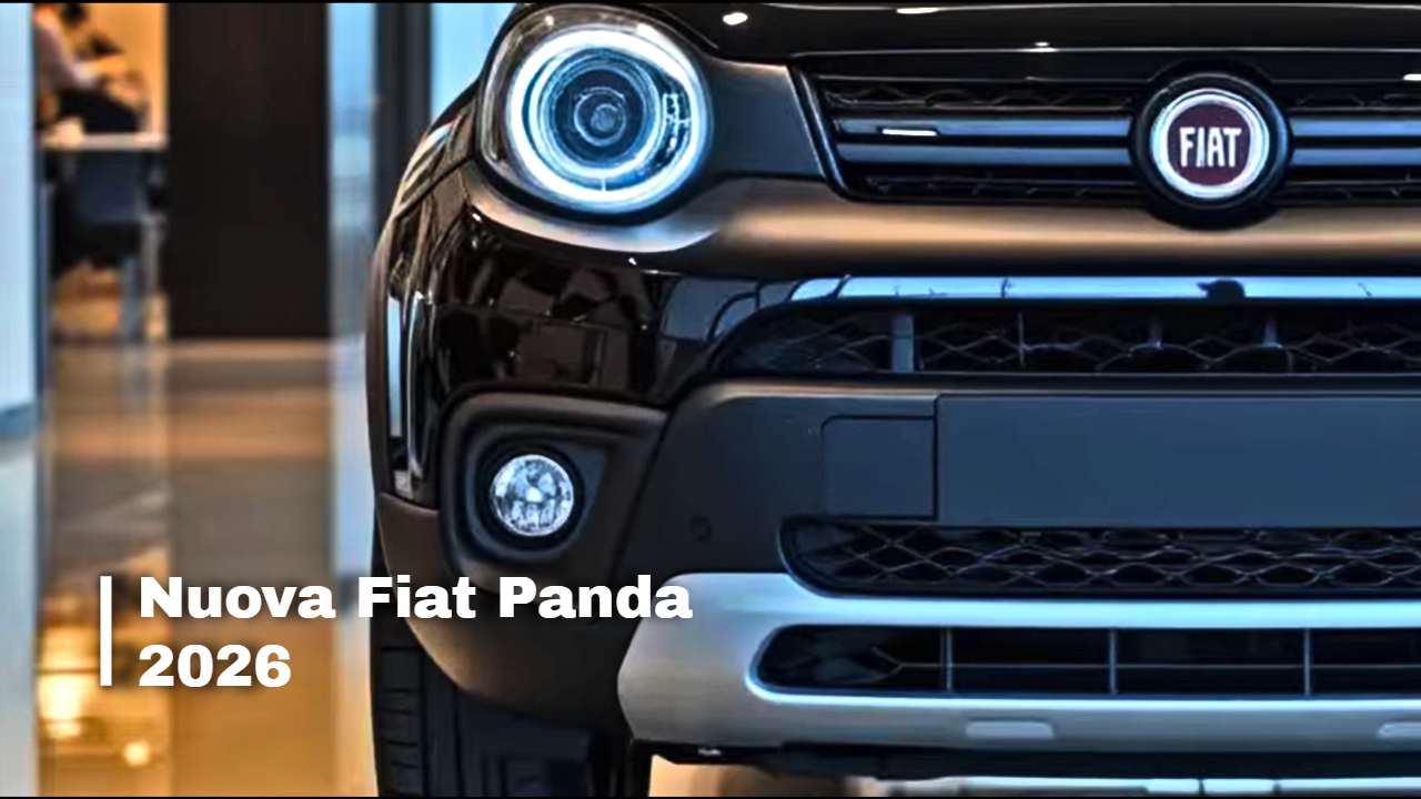 Illustrazione prototipo Fiat Panda 2026