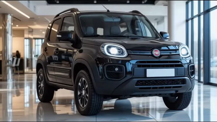 Illustrazione prototipo Fiat Panda 2026